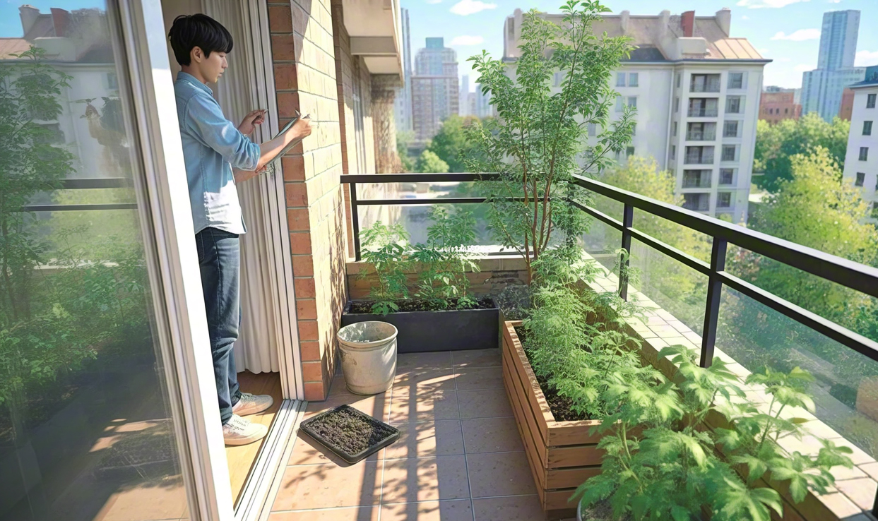 Choose appropriate plants and the appropriate container